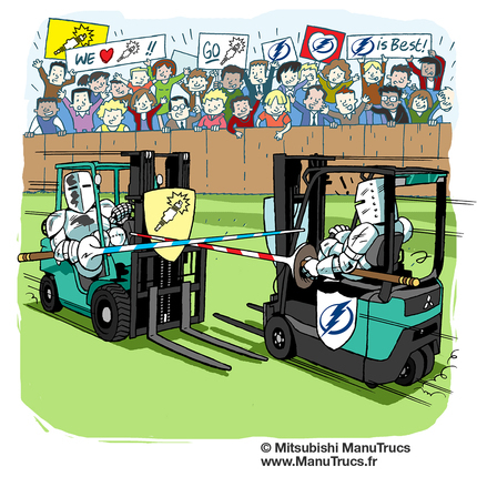 Chariots frontaux électriques contre chariots frontaux thermiques : la bataille continue Chariots frontaux électriques contre chariots frontaux thermiques : la bataille continue
